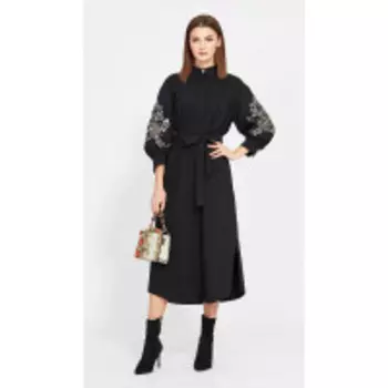 Платье EOLA-2010/1 В цвете: Черный; Размеры: 50,52,46,48,54,44