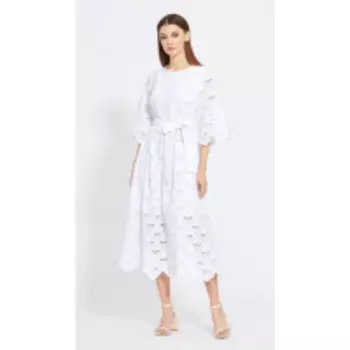 Платье EOLA-2026/1 В цвете: Белый; Размеры: 46,48,44