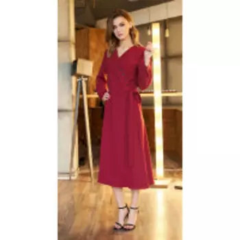 Платье Fantazia Mod-3595/1 В цвете: Красный; Размеры: 52,46,48