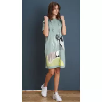 Платье Fantazia Mod-3966/1 В цвете: Зеленый; Размеры: 50,52,46,48