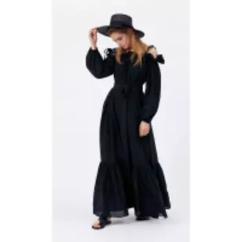 Платье Favorini-21052 В цвете: Черный; Размеры: 44,42