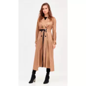 Платье Favorini-31252 В цвете: Бежевый, Коричневый; Размеры: 46,48