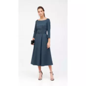 Платье Favorini-31395 В цвете: Синий; Размеры: 46,44,42