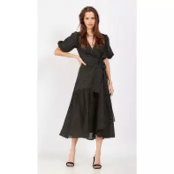 Платье Favorini-31587 В цвете: Черный; Размеры: 46,48,44,42