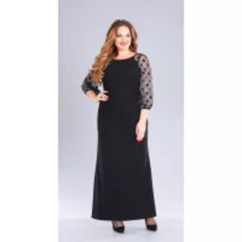 Платье Foxy Fox-164 В цвете: Черный; Размеры: 56,52,54