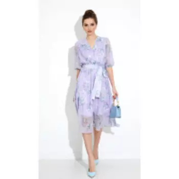 Платье Gizart-7512 В цвете: Фиолетовый; Размеры: 50,46,48,44