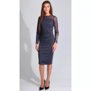 Платье Golden Valley-4608 В цвете: Синий; Размеры: 46,44,42