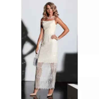 Платье Golden Valley-4737 В цвете: Белый; Размеры: 46,48,44,42