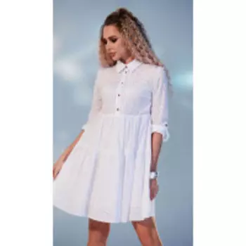Платье Golden Valley-4763/1 В цвете: Белый; Размеры: 46,48,44,42