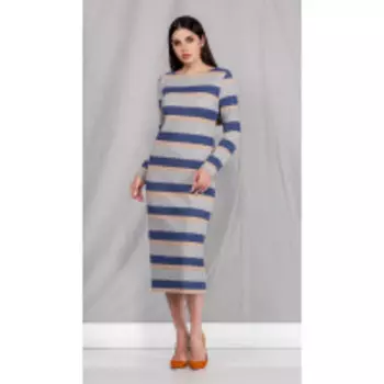 Платье Ивелта плюс-1718 В цвете: Разноцветный; Размеры: 46,44,42