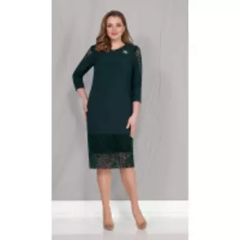 Платье Ивелта плюс-1729 В цвете: Зеленый; Размеры: 50,46,48