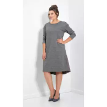 Платье JeRusi-20104 В цвете: Серый; Размеры: 56,50,52,54