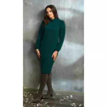 Платье JeRusi-20122/1 В цвете: Зеленый; Размеры: 50,46,48,44