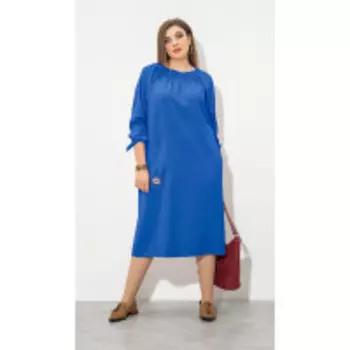 Платье JeRusi-2102/1 В цвете: Синий; Размеры: 56,58,60,62,54