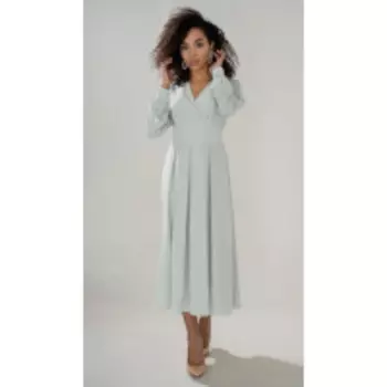 Платье Юрс-21-587-2 В цвете: Зеленый; Размеры: 50,46,48,44