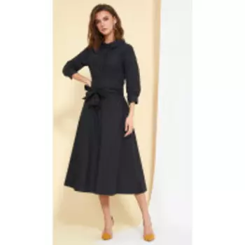 Платье Kaloris-1686 В цвете: Черный; Размеры: 50,52,46,48,44,42