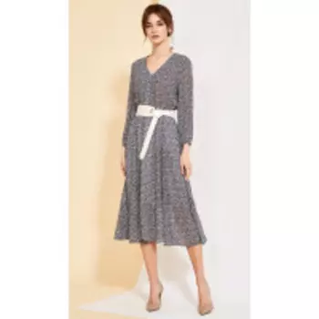 Платье Kaloris-1720 В цвете: Черный; Размеры: 50,52,46,48,44,42