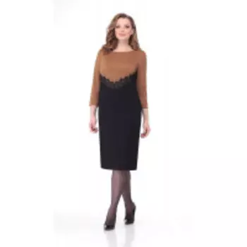 Платье КаринаДелюкс-В-350 В цвете: Черный; Размеры: 50