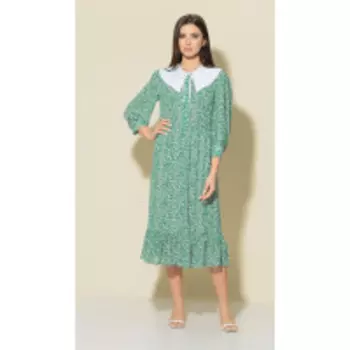 Платье КаринаДелюкс-В-416 В цвете: Зеленый; Размеры: 46,48,44