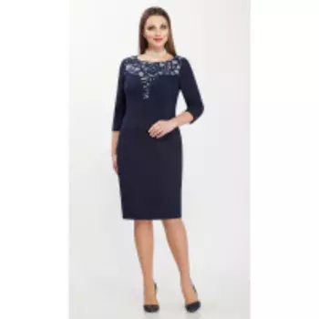 Платье La Kona-1186 В цвете: Синий; Размеры: 50,52,54