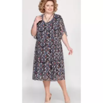 Платье La Kona-1221 В цвете: Черный; Размеры: 60,62,64