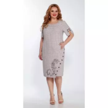 Платье La Kona-1228 В цвете: Бежевый; Размеры: 56,58,54