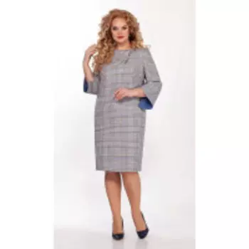 Платье La Kona-991-1 В цвете: Серый, Голубой; Размеры: 56,58,54