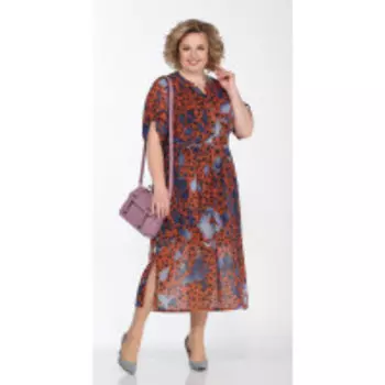 Платье Lady Secret-3644 В цвете: Разноцветный; Размеры: 56,52,54