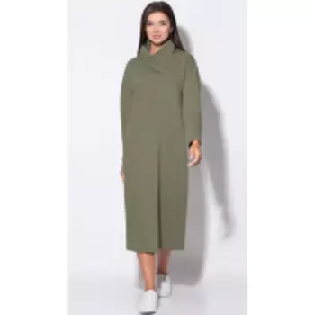 Платье LeNata-11156/1 В цвете: Зеленый; Размеры: 46,48,44