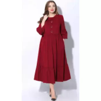 Платье LeNata-12071/2 В цвете: Красный; Размеры: 52