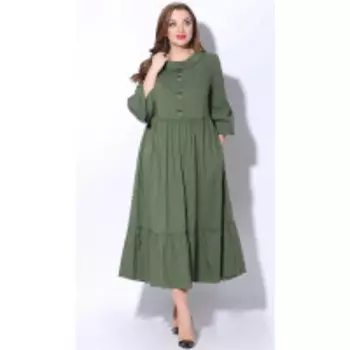 Платье LeNata-12071/3 В цвете: Зеленый; Размеры: 56