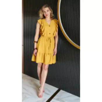 Платье LIBERTY-112 В цвете: Оранжевый; Размеры: 50,52,48,44,42