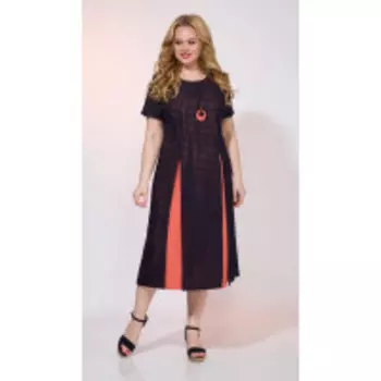 Платье Лилиана-968 В цвете: Синий; Размеры: 56,58,52,54