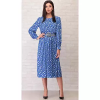 Платье LIMO-10016-1 В цвете: Синий; Размеры: 46,48,44