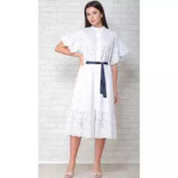 Платье LIMO-10049 В цвете: Белый; Размеры: 46,44