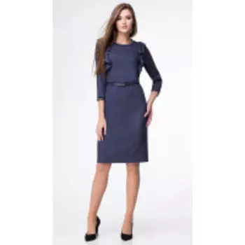 Платье Линия-Л-1682 В цвете: Синий; Размеры: 50,46,48