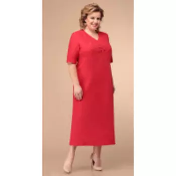 Платье Линия-Л-1787 В цвете: Красный; Размеры: 56,58,54