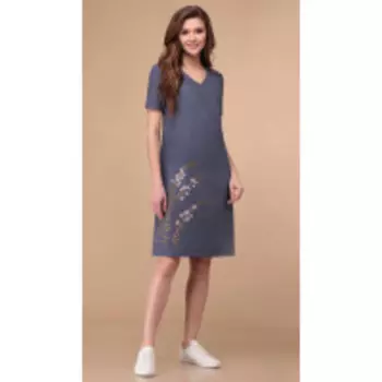 Платье Линия-Л-1800/1 В цвете: Синий; Размеры: 50