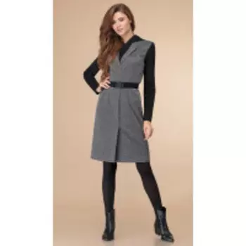 Платье Линия-Л-1832 В цвете: Серый; Размеры: 50,52,48