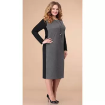 Платье Линия-Л-1835 В цвете: Серый; Размеры: 60,62,64