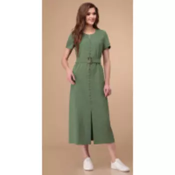 Платье Линия-Л-Б-1797/1 В цвете: Зеленый; Размеры: 52