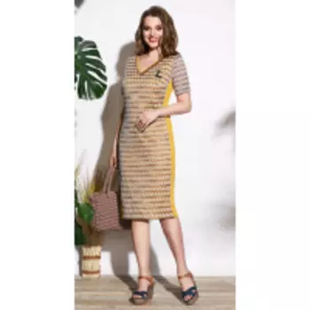 Платье Lissana-3717 В цвете: Желтый; Размеры: 56,52