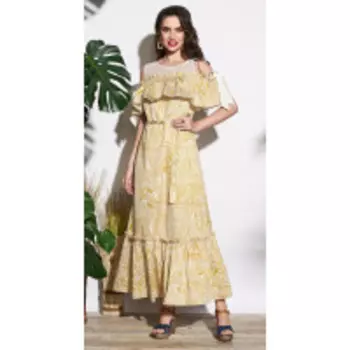 Платье Lissana-3751 В цвете: Желтый; Размеры: 48