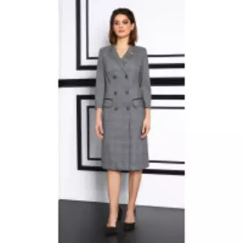 Платье Lissana-3934 В цвете: Серый; Размеры: 50,46,48