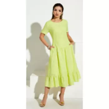 Платье Lissana-3974/1 В цвете: Желтый; Размеры: 52