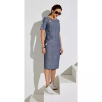 Платье Lissana-4006 В цвете: Синий; Размеры: 50,52,48