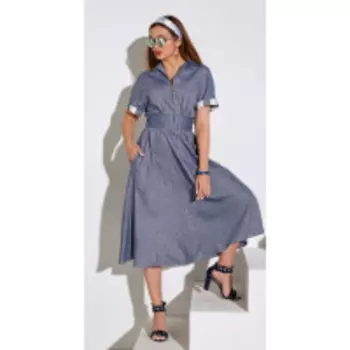 Платье Lissana-4010 В цвете: Синий; Размеры: 48