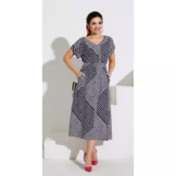 Платье Lissana-4026 В цвете: Разноцветный; Размеры: 52,54