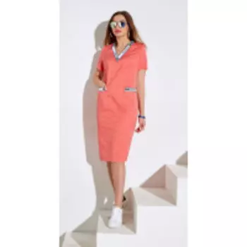 Платье Lissana-4028 В цвете: Красный; Размеры: 50