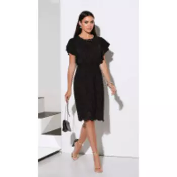 Платье Lissana-4049 В цвете: Черный; Размеры: 46,44